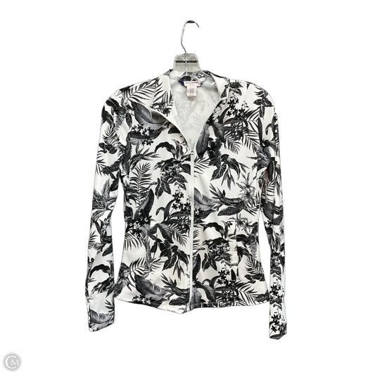 Athletic Jacket By Tommy Bahama In Black & White, Size: Xs