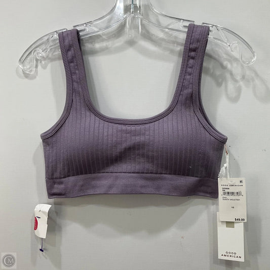 Athletic Bra By Good American In Purple, Size: S