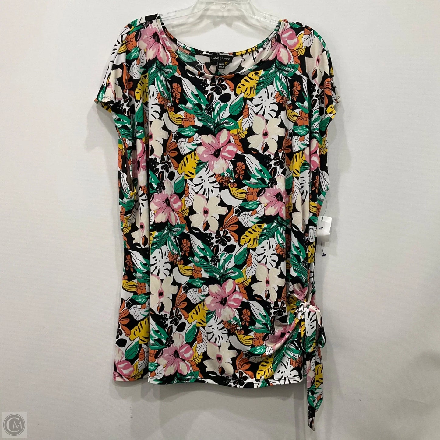 Top Short Sleeve By Lane Bryant In Floral, Size: 4x