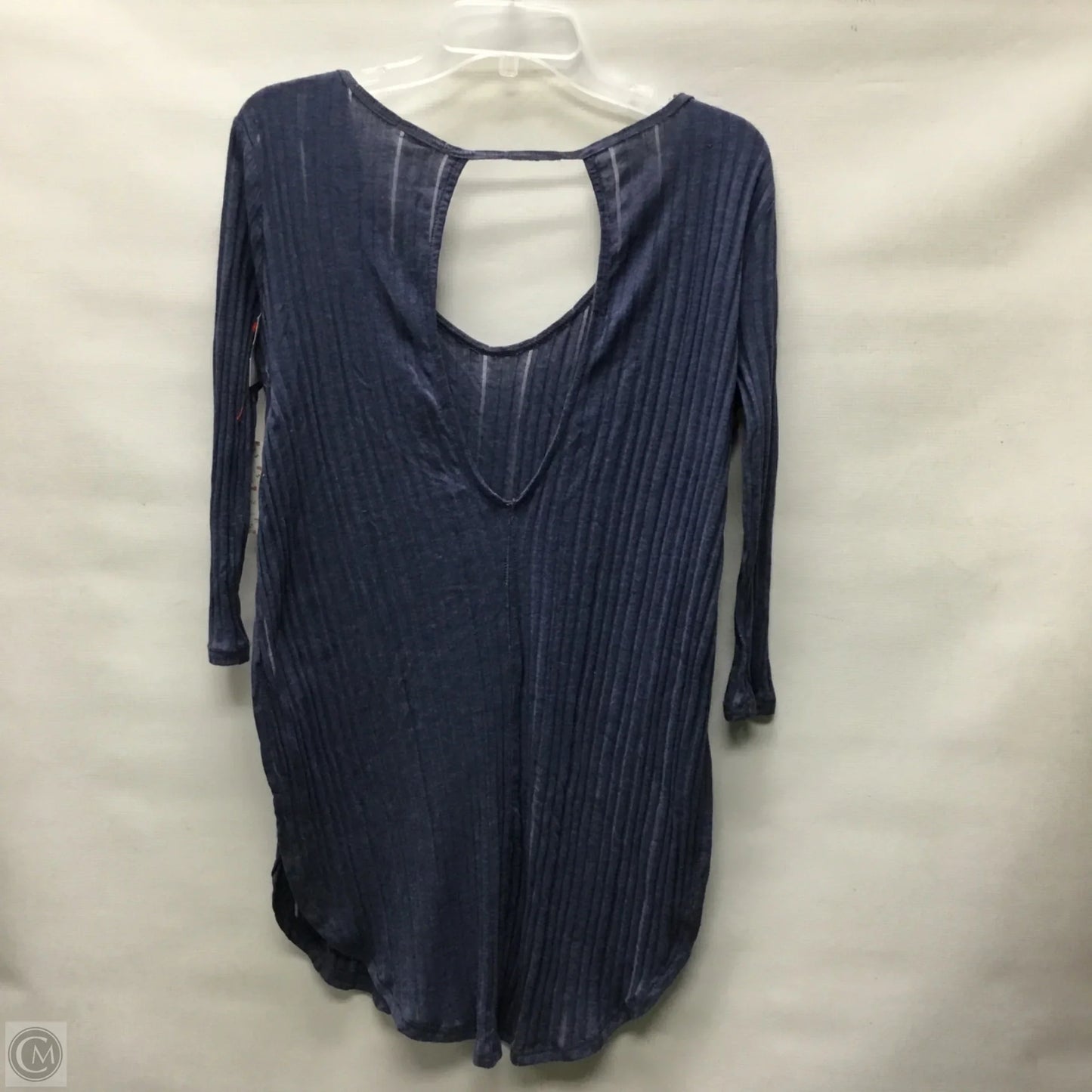Top Long Sleeve By Free People In Blue, Size: M