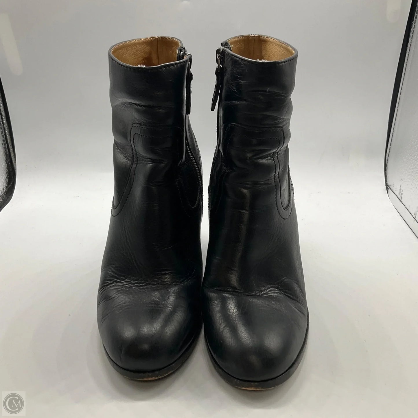 Boots Designer By Frye In Black, Size: 8