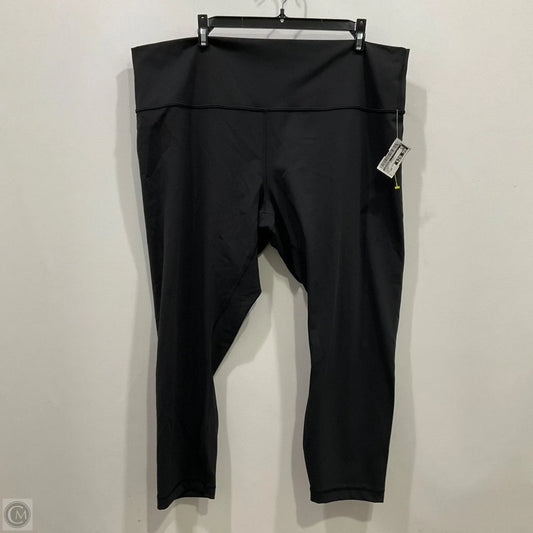 Athletic Capris By Lululemon In Black, Size: 20