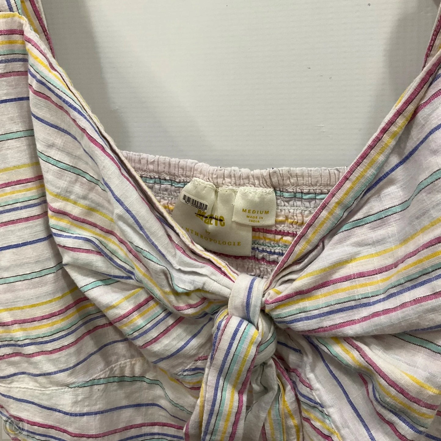 Top Sleeveless By Maeve In Striped Pattern, Size: M