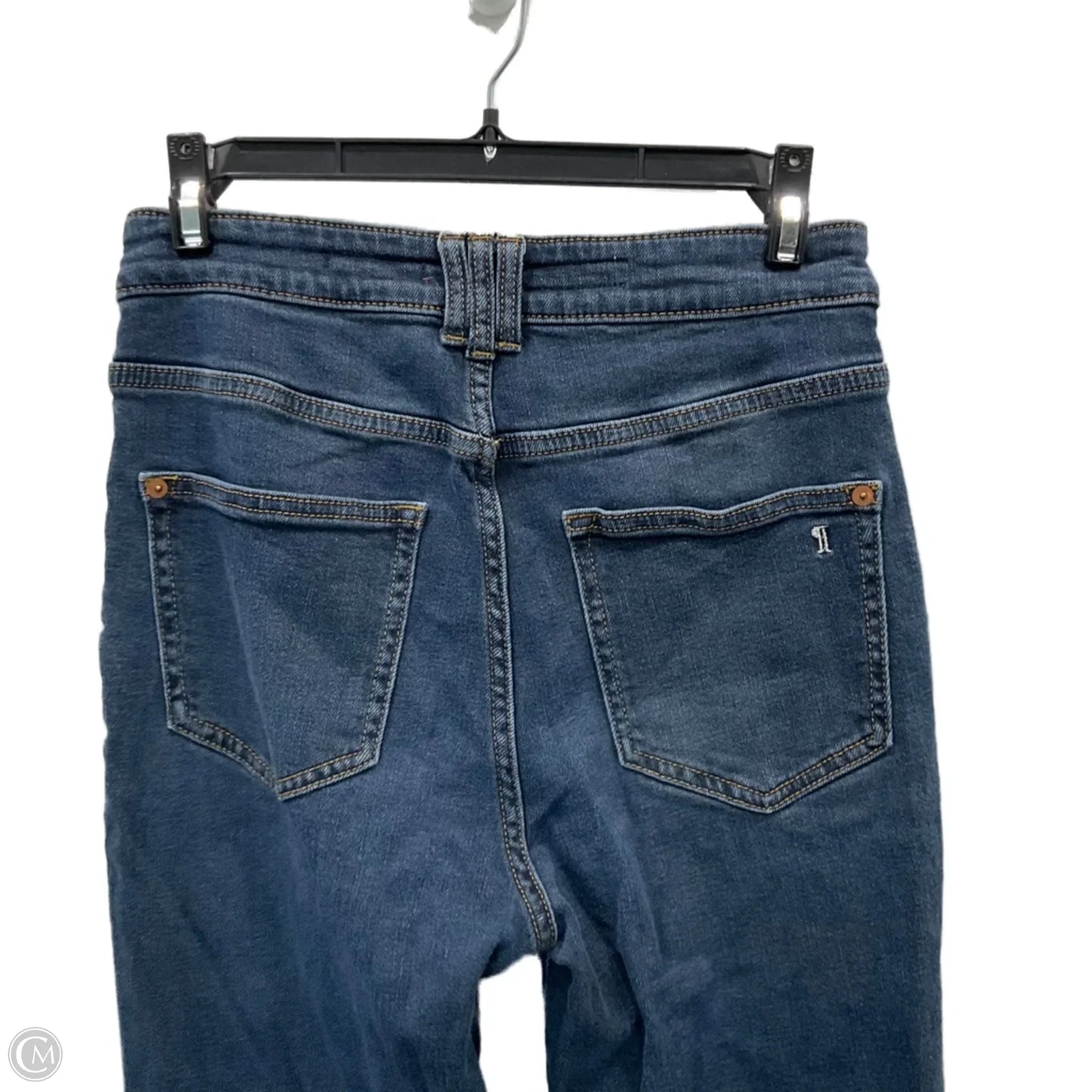 Jeans Flared By Pilcro In Blue Denim, Size: 4
