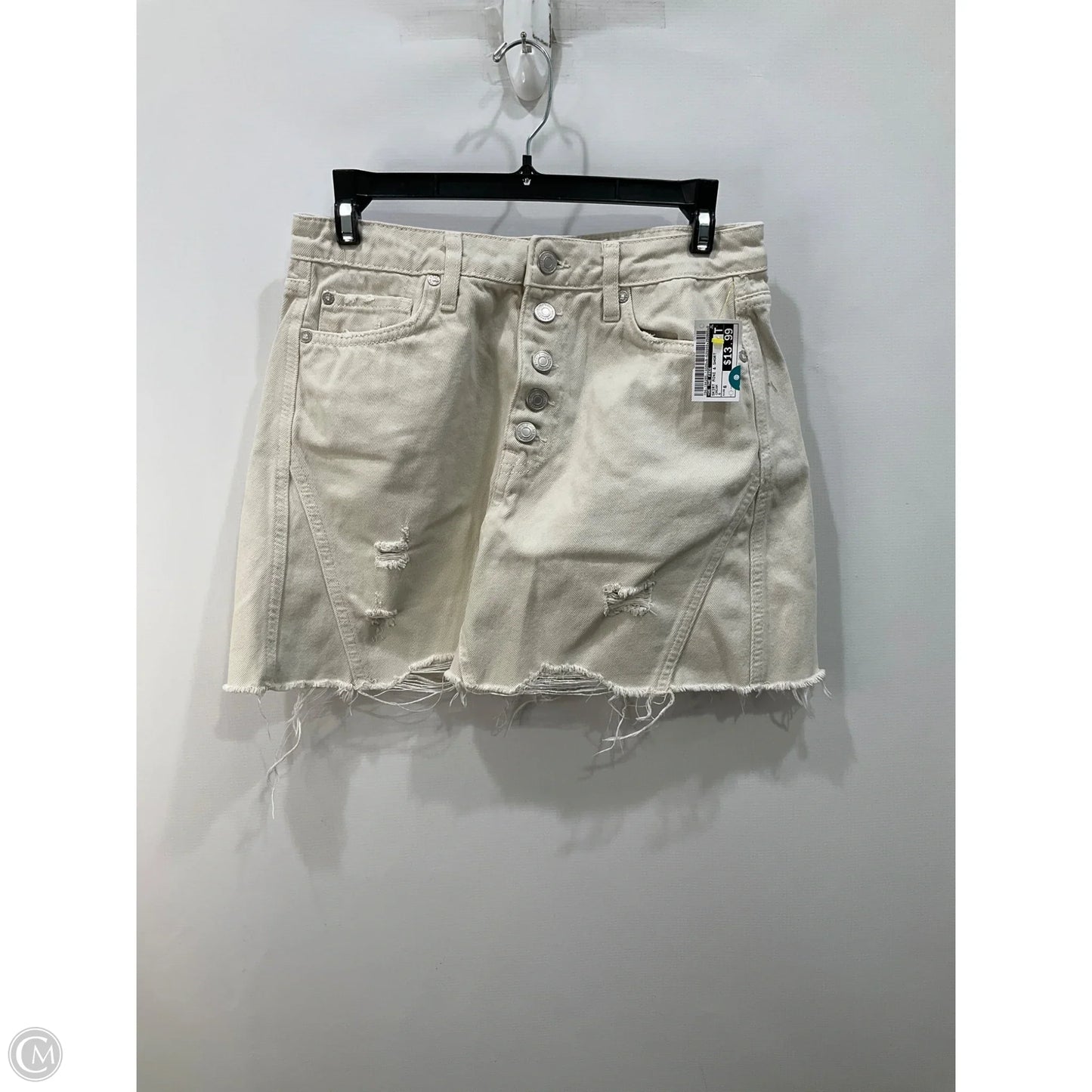 Skirt Mini & Short By We The Free In Cream, Size: 6