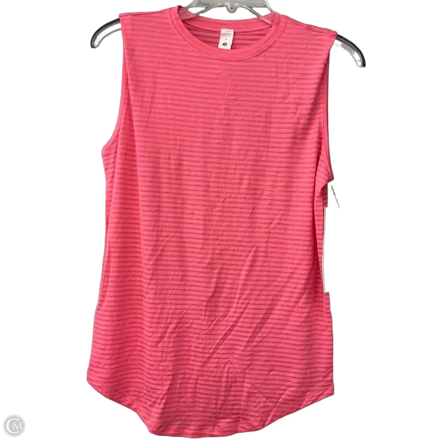 Athletic Tank Top By Lululemon In Pink, Size: 2