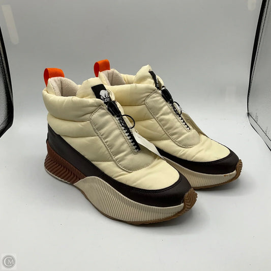 Boots Snow By Sorel In Brown & Cream, Size: 6