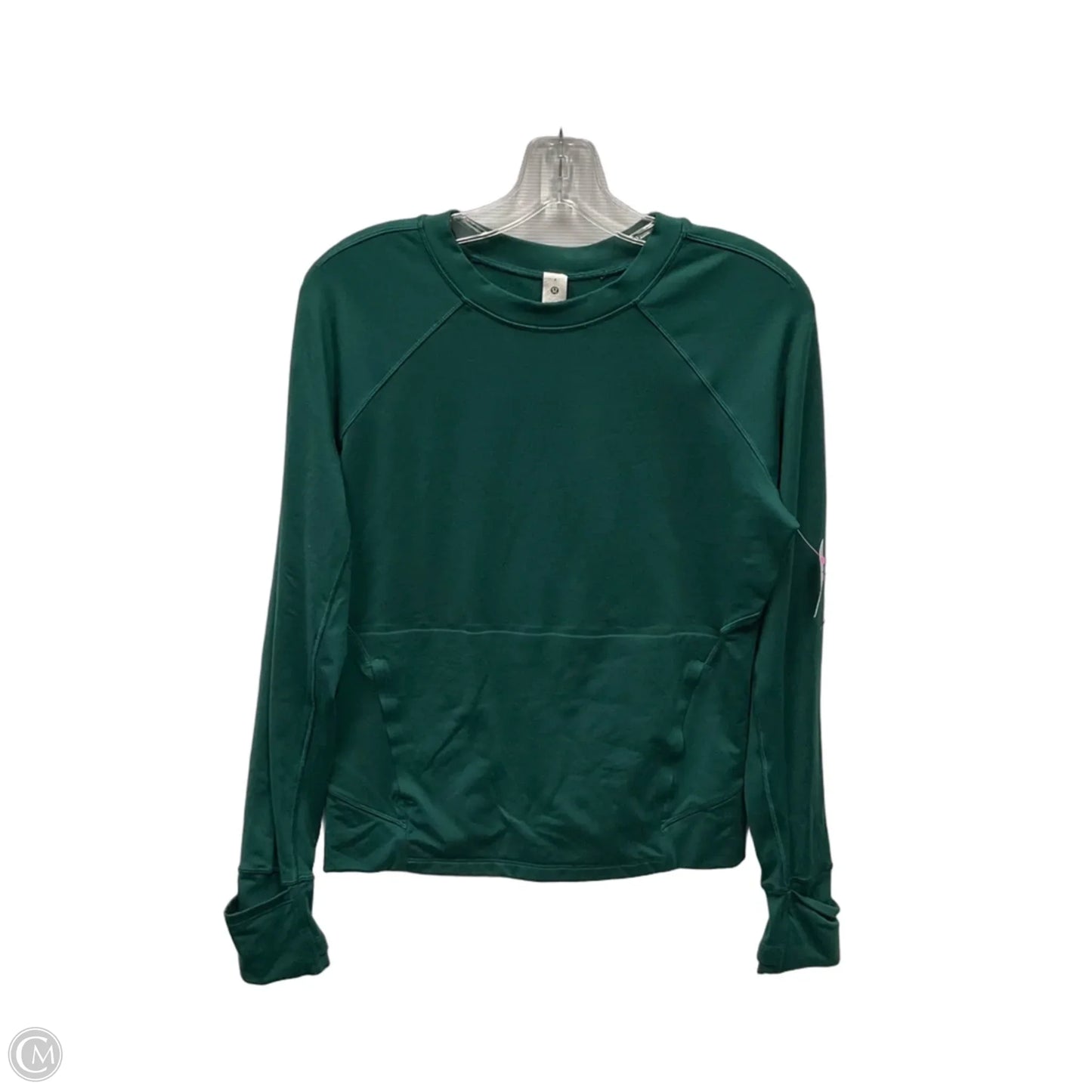 Athletic Sweatshirt Crewneck By Lululemon In Green, Size: 4