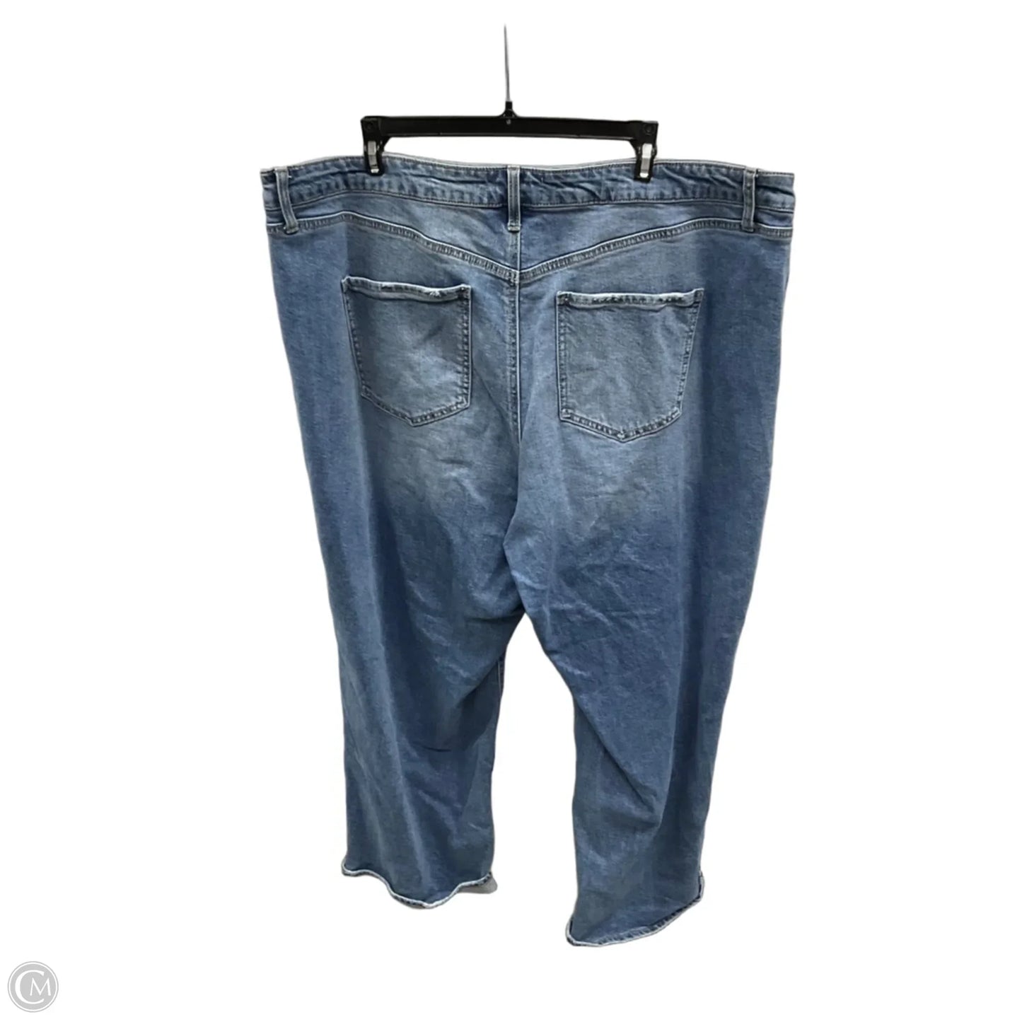 Jeans Wide Leg By Arula In Blue Denim, Size: 20