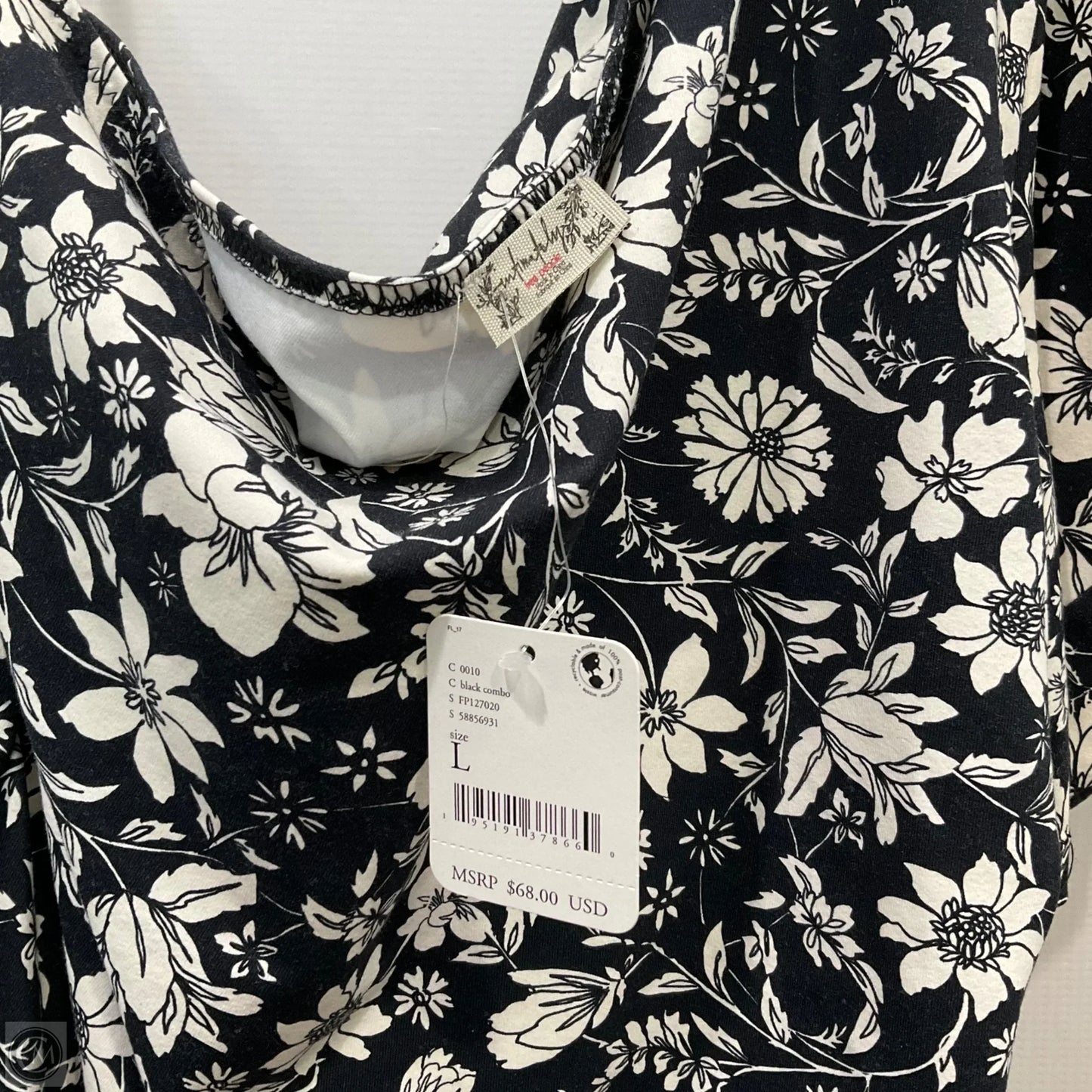 Bodysuit By Free People In Floral Print, Size: L