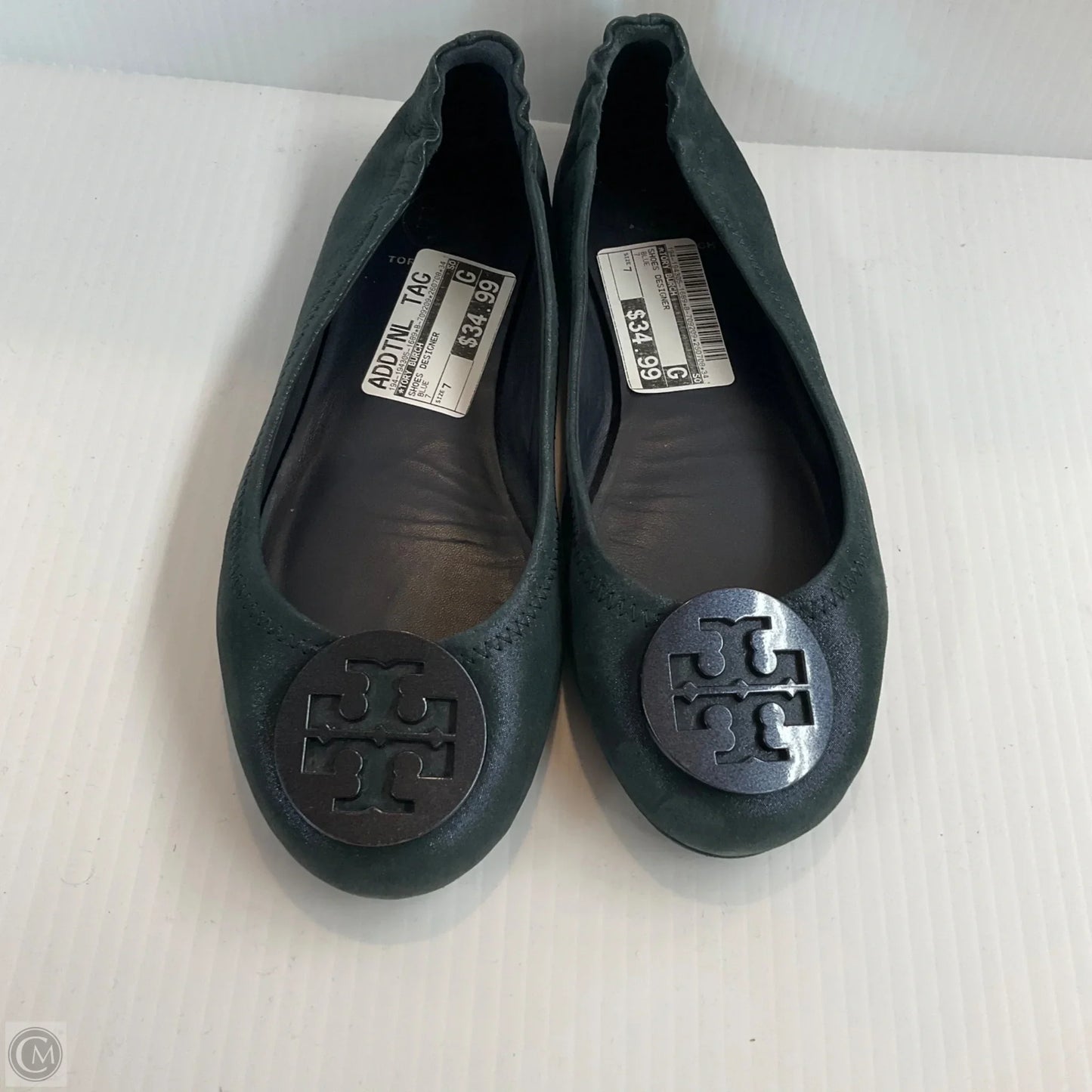 Shoes Designer By Tory Burch In Blue, Size: 7