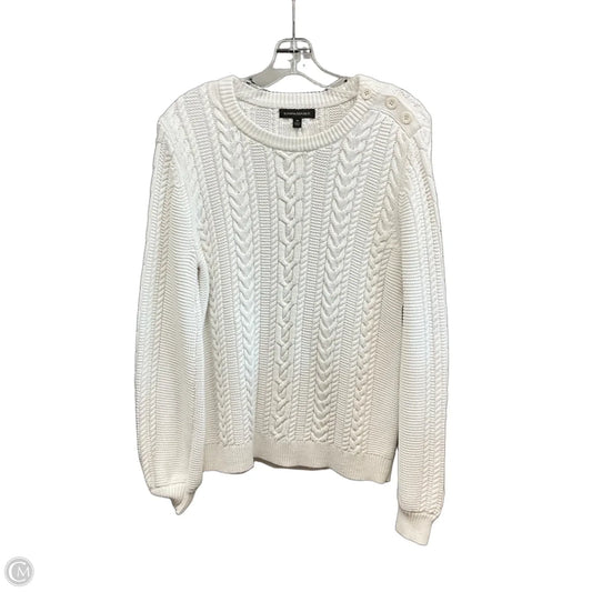 Sweater By Banana Republic In White, Size: M