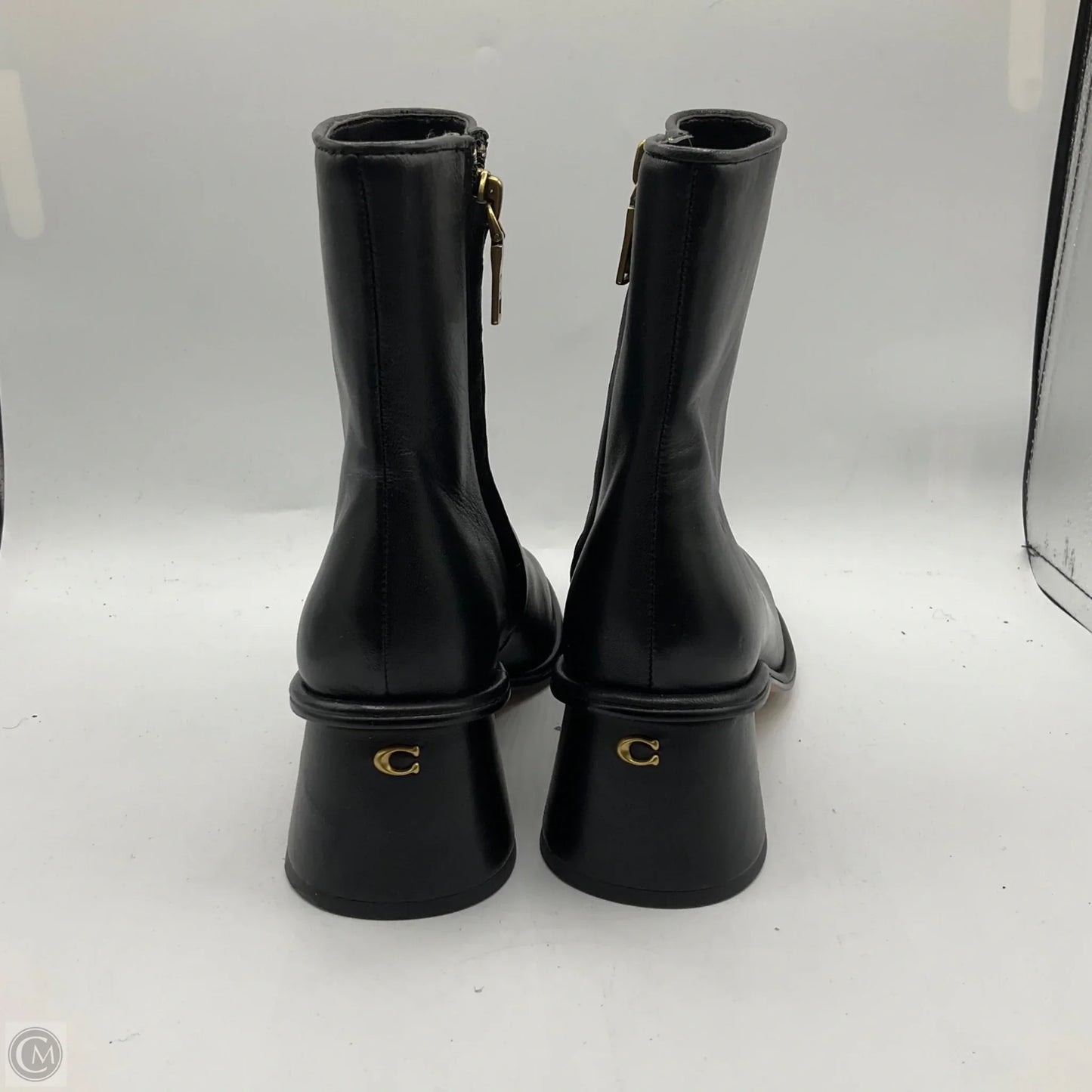 Boots Designer By Coach In Black, Size: 6