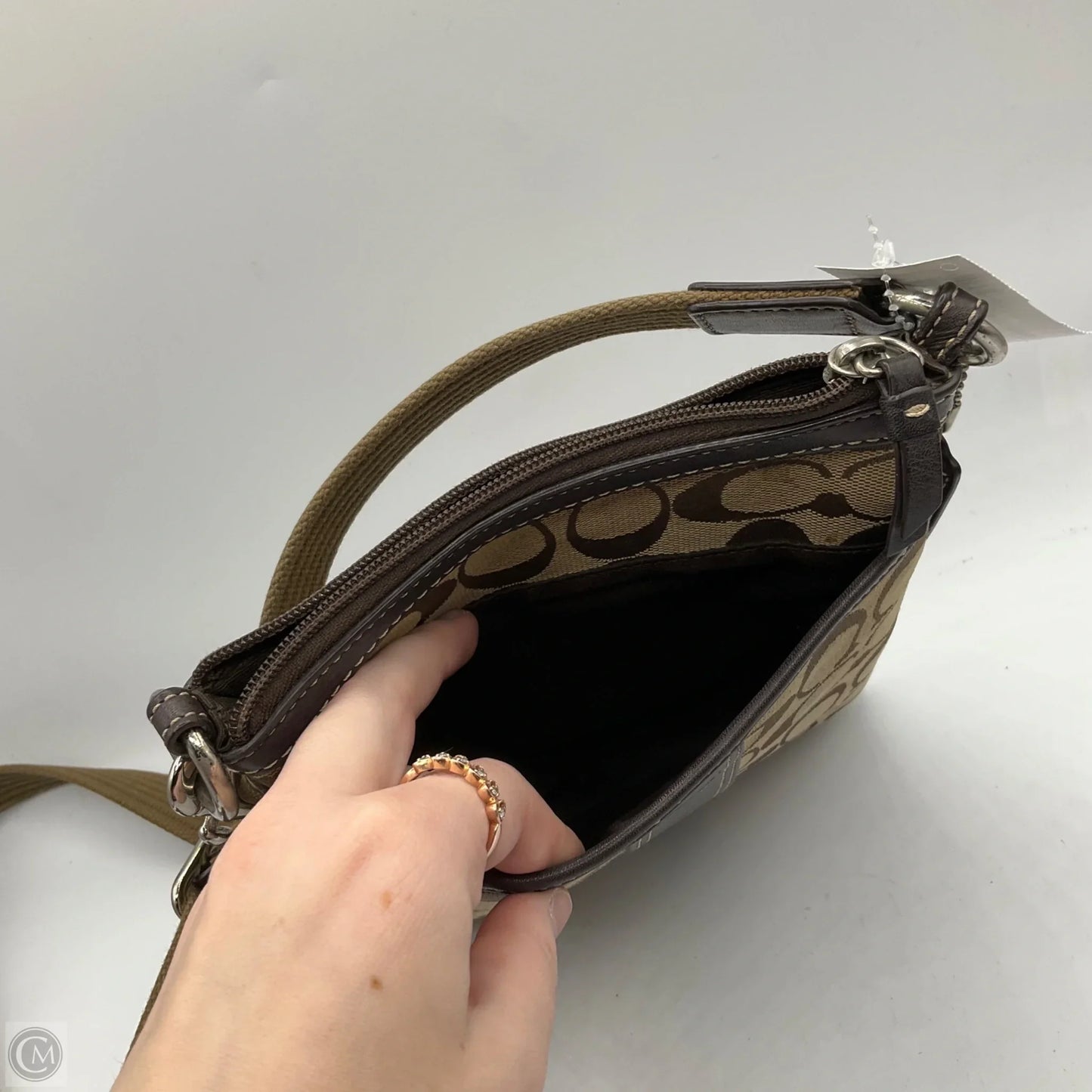 Crossbody Designer By Coach, Size: Small