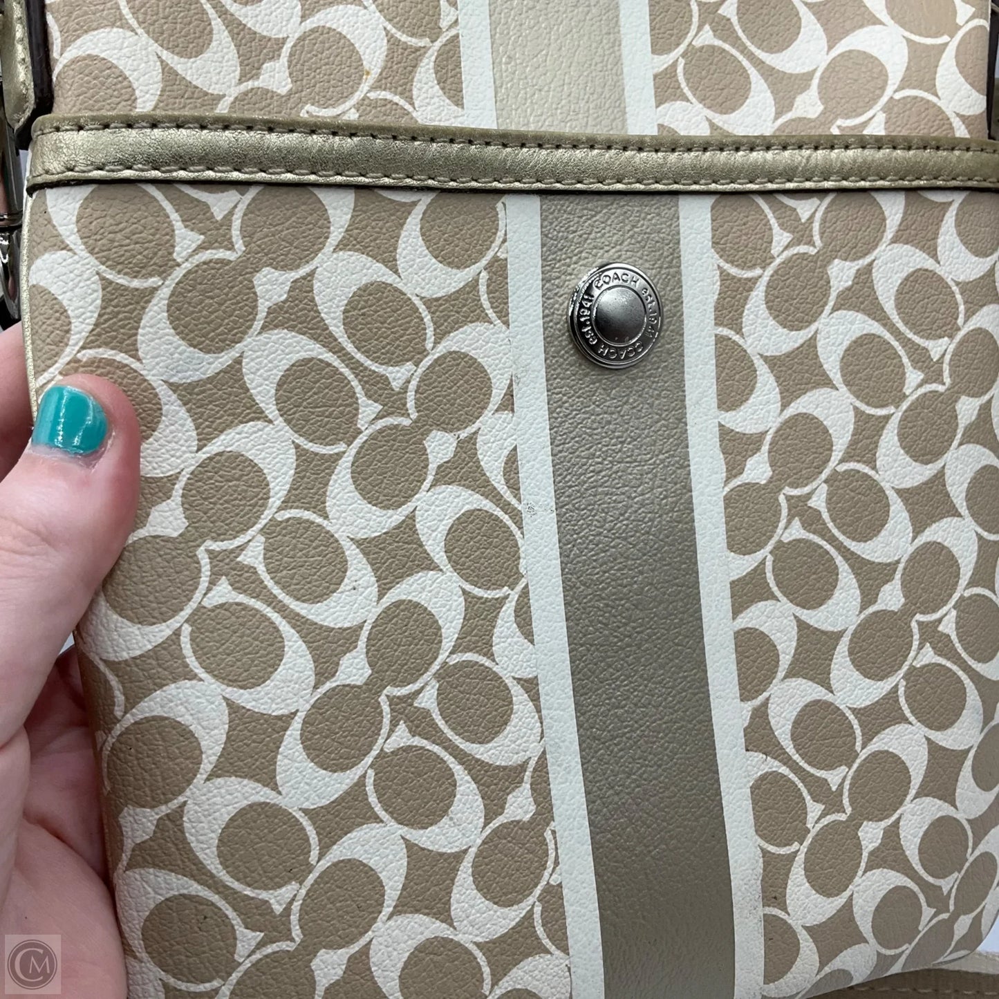 Crossbody Designer By Coach, Size: Medium