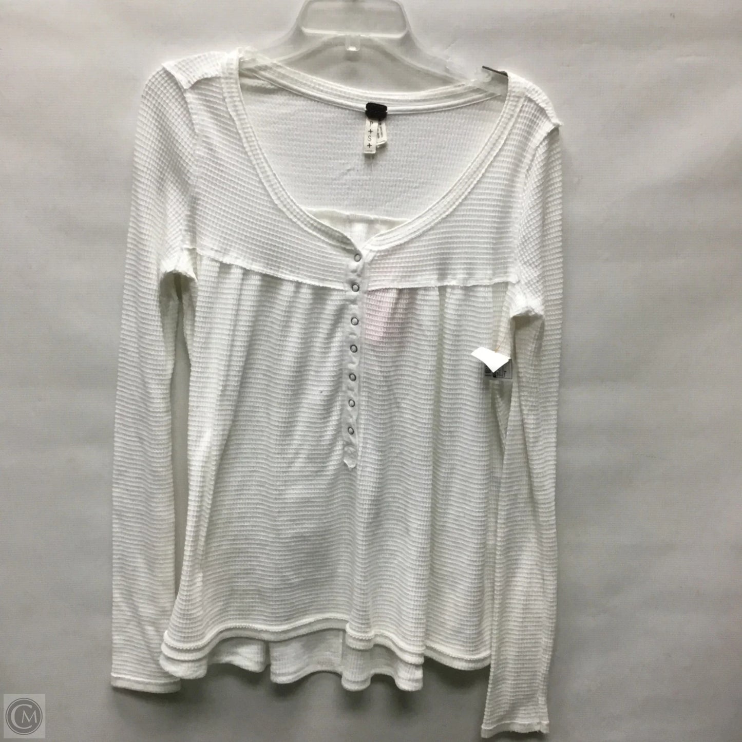Top Long Sleeve By We The Free In White, Size: S