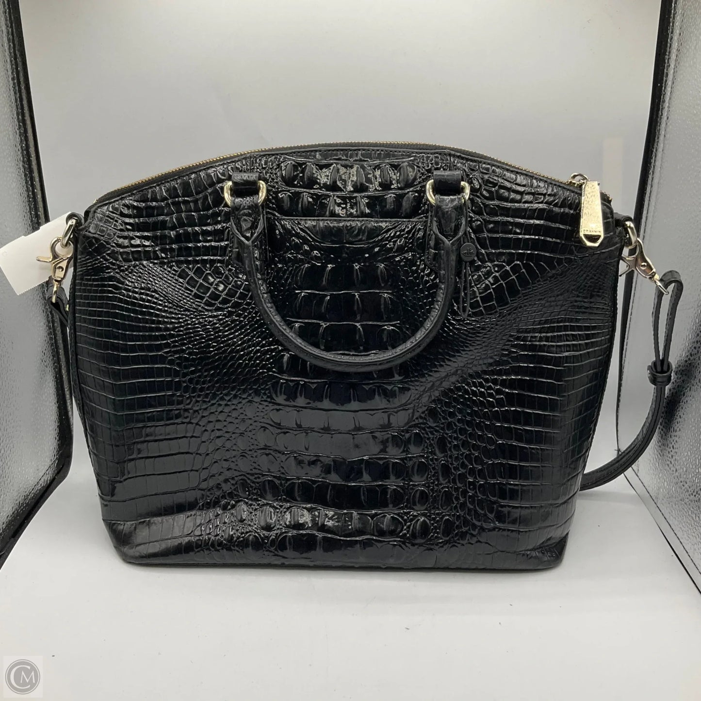 Handbag Designer By Brahmin, Size: Large