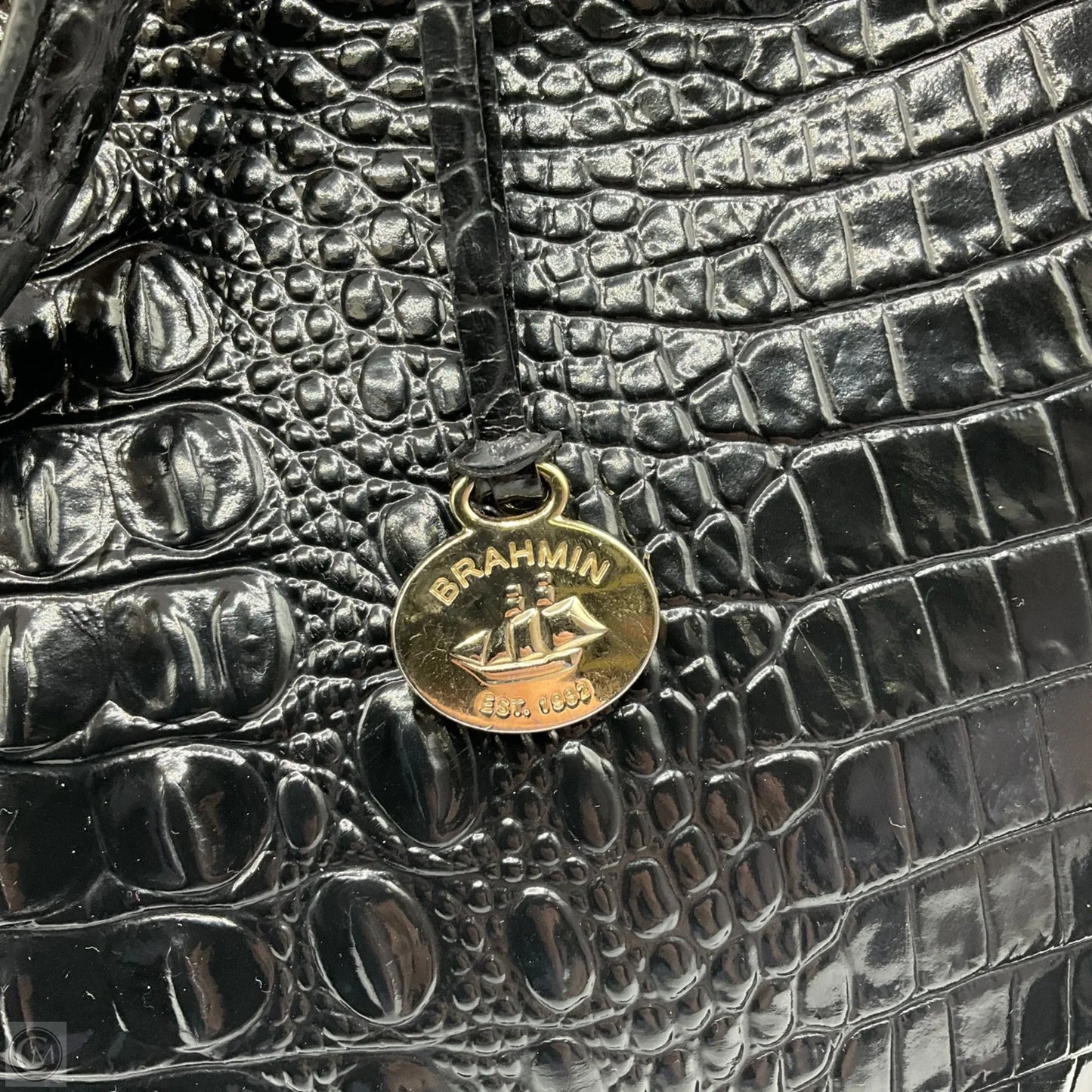 Handbag Designer By Brahmin, Size: Large