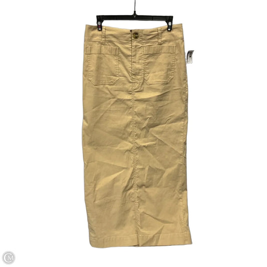 Skirt Maxi By Maeve In Tan, Size: S