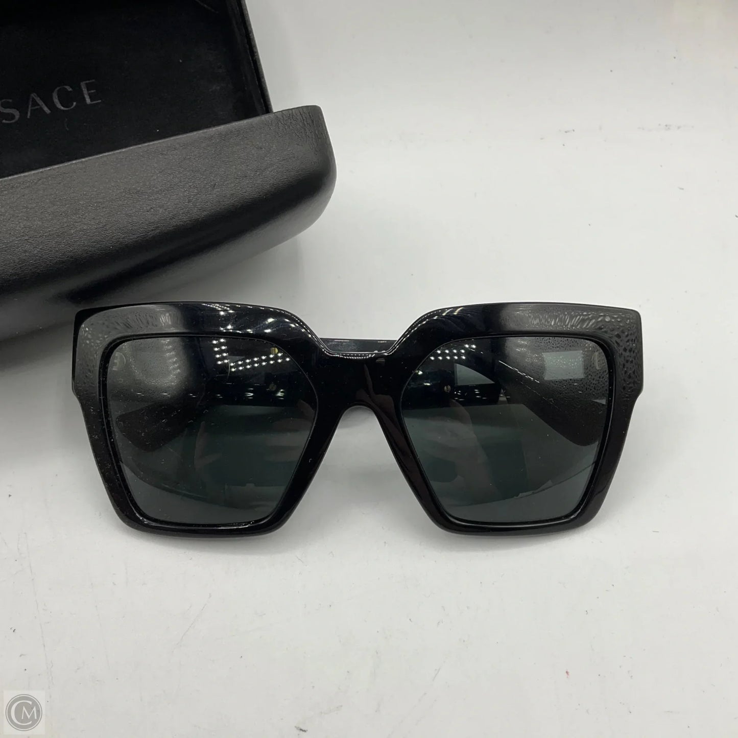 Sunglasses Luxury Designer By Versace, Size: