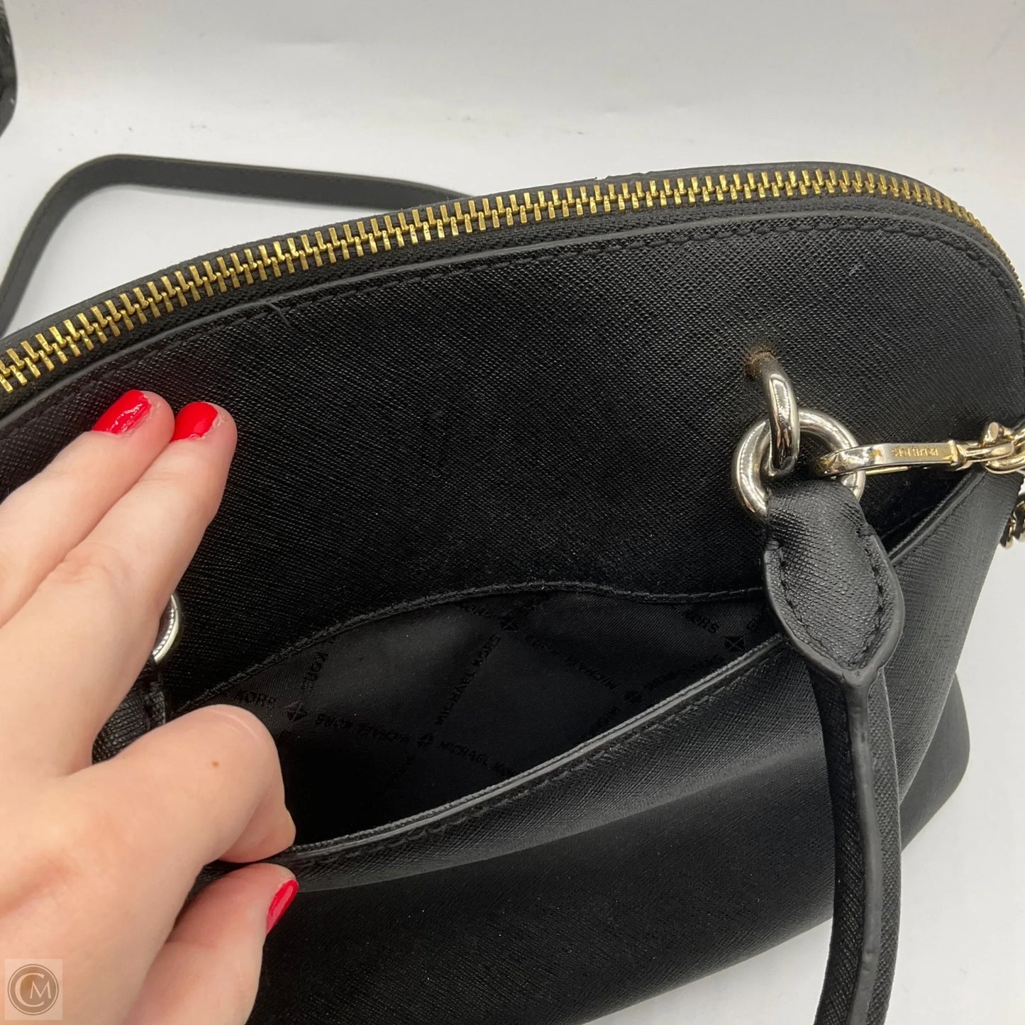 Crossbody Designer By Michael Kors, Size: Medium