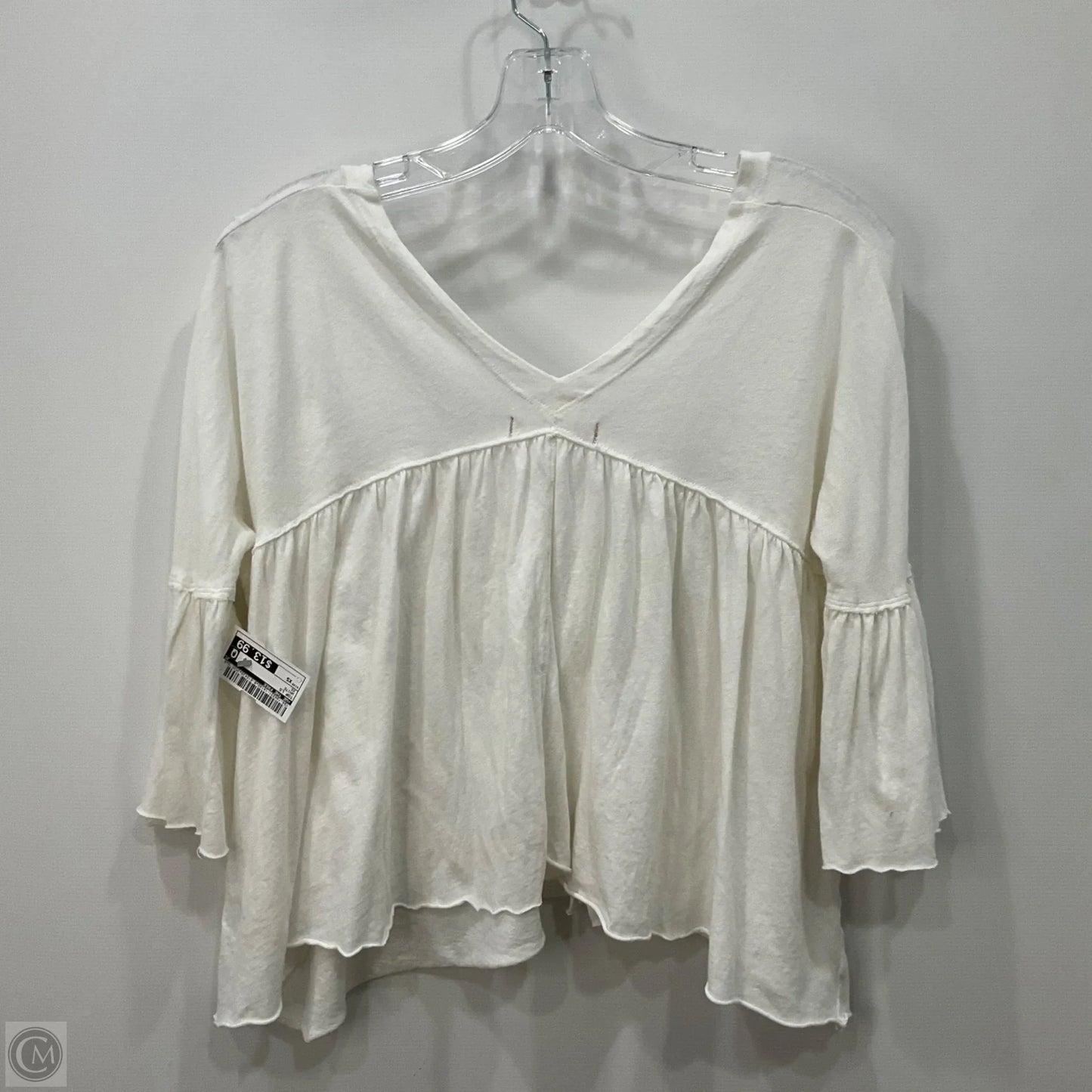 Top Long Sleeve By We The Free In White, Size: Xs