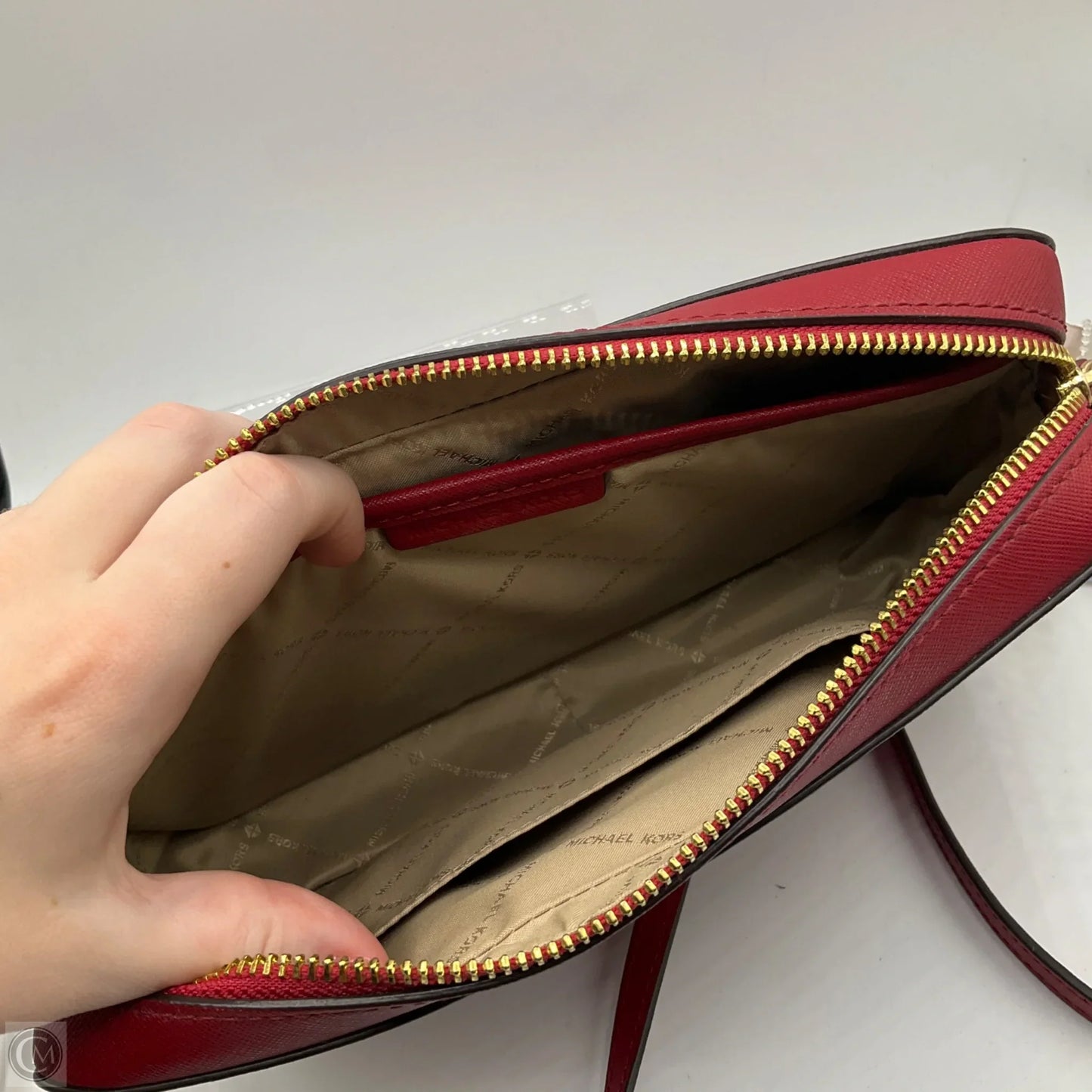 Crossbody Designer By Michael Kors, Size: Medium