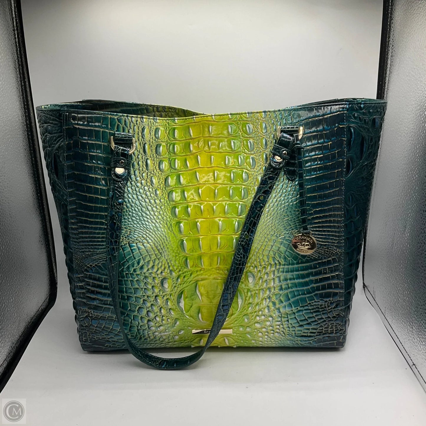 Handbag Designer By Brahmin, Size: Large