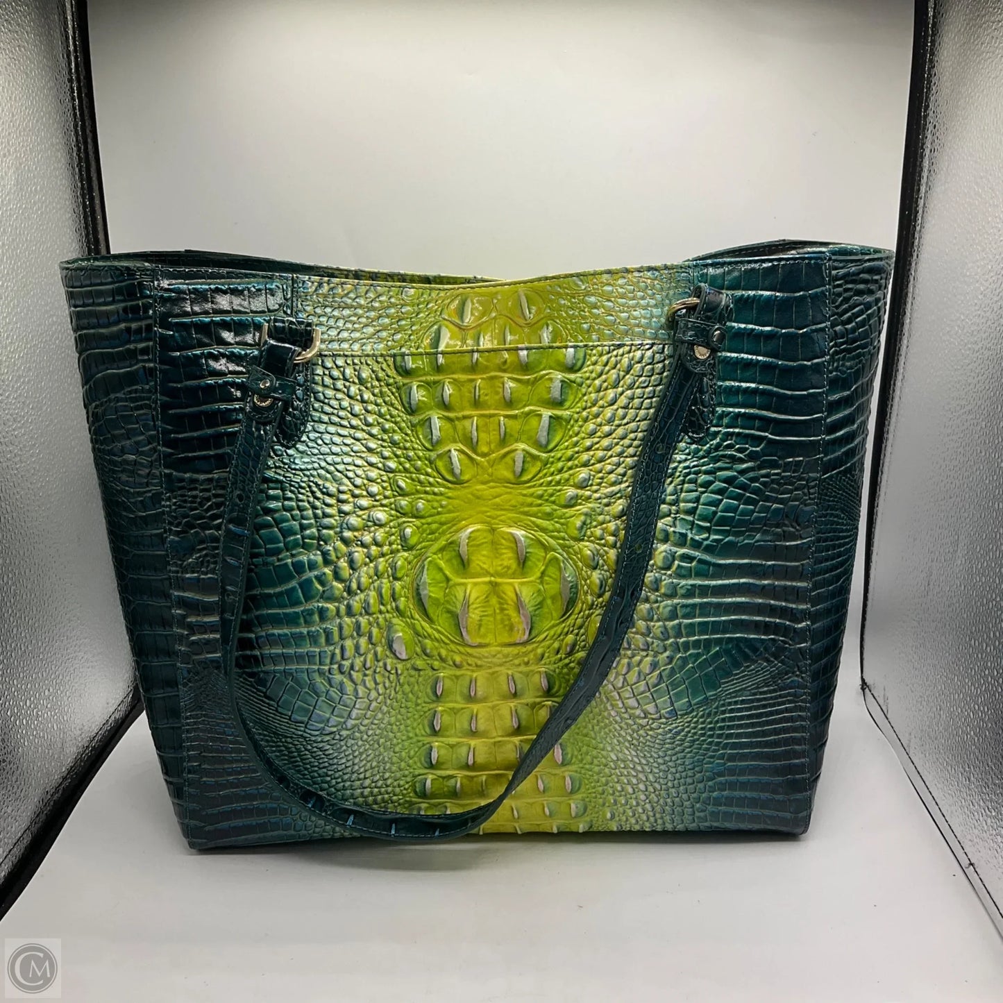 Handbag Designer By Brahmin, Size: Large