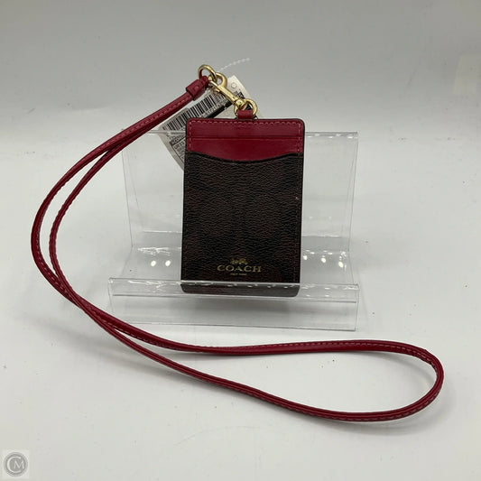 Lanyard Designer By Coach, Size: Small