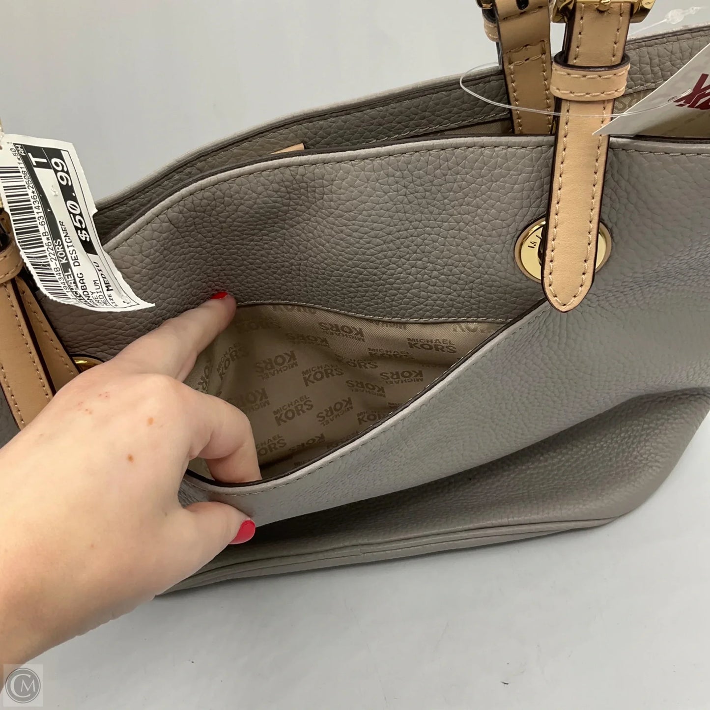 Handbag Designer By Michael Kors, Size: Medium