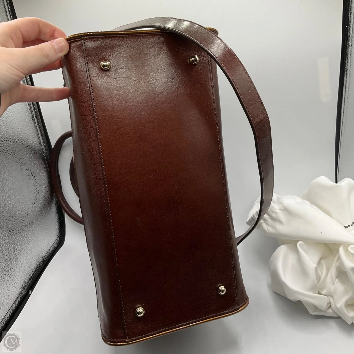 Handbag Designer By Brahmin, Size: Large