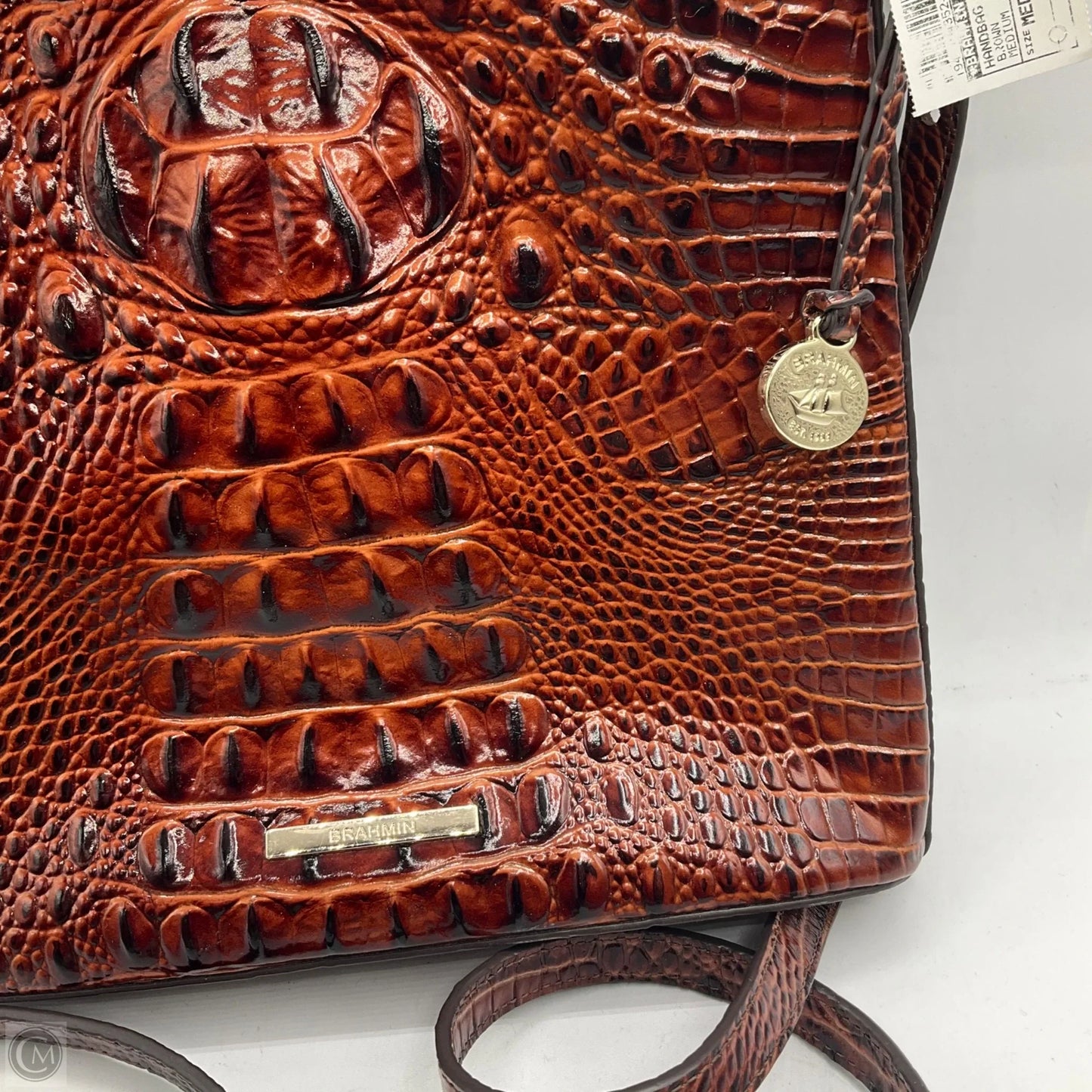 Handbag Designer By Brahmin, Size: Medium