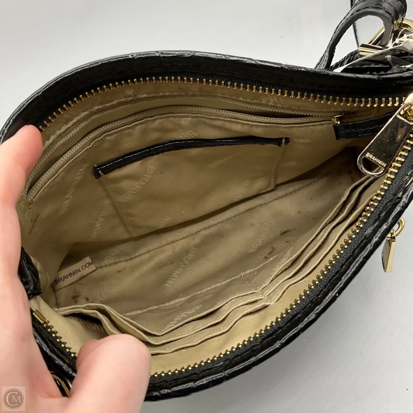 Crossbody Designer By Brahmin, Size: Medium