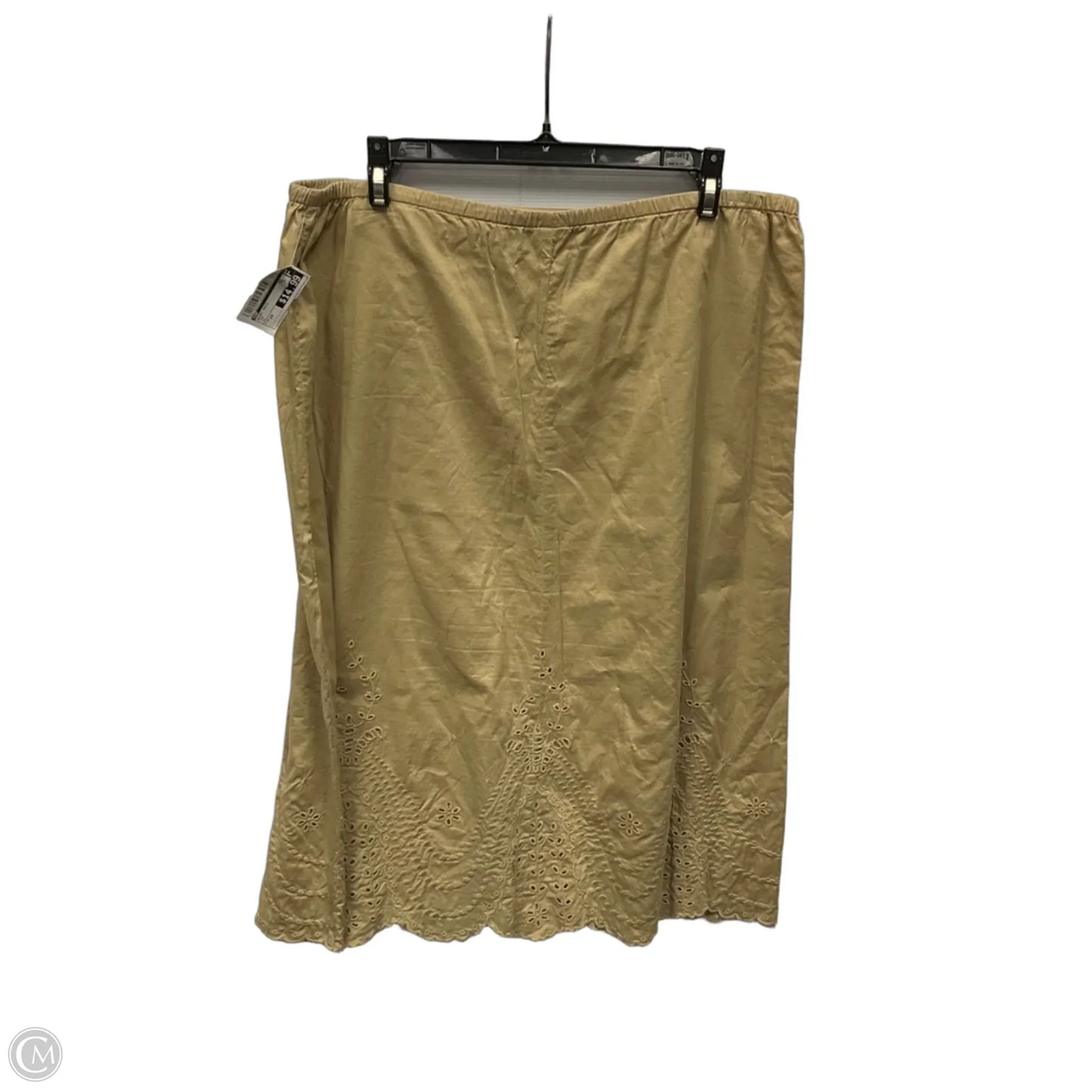 Skirt Short By Gap In Tan, Size: 14