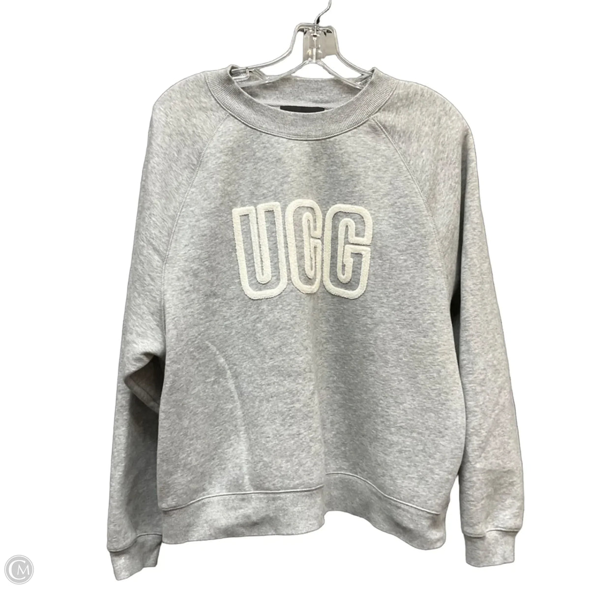 Sweatshirt Designer By Ugg In Grey, Size: L