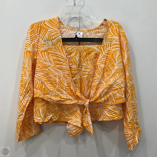 Top 2pc Short Sleeve By Shade & Shore In Yellow, Size: S