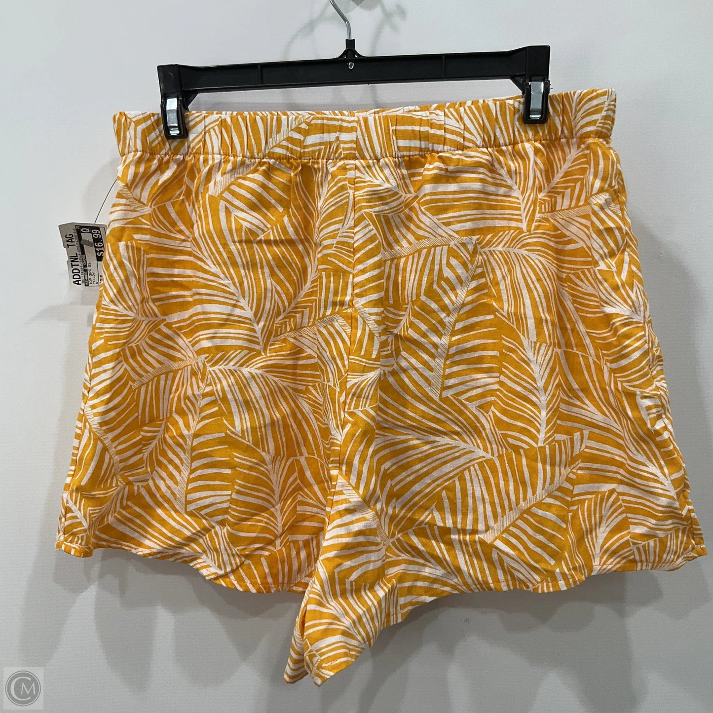Top 2pc Short Sleeve By Shade & Shore In Yellow, Size: S