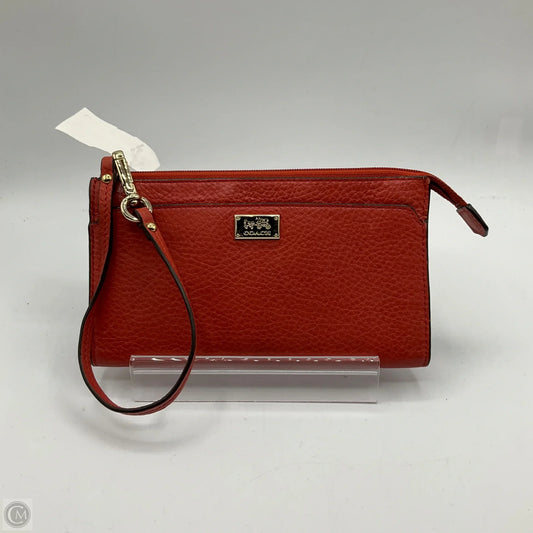 Wristlet Designer By Coach, Size: Medium
