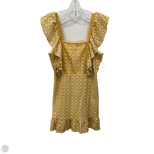 Dress Casual Short By Topshop In Yellow, Size: 6