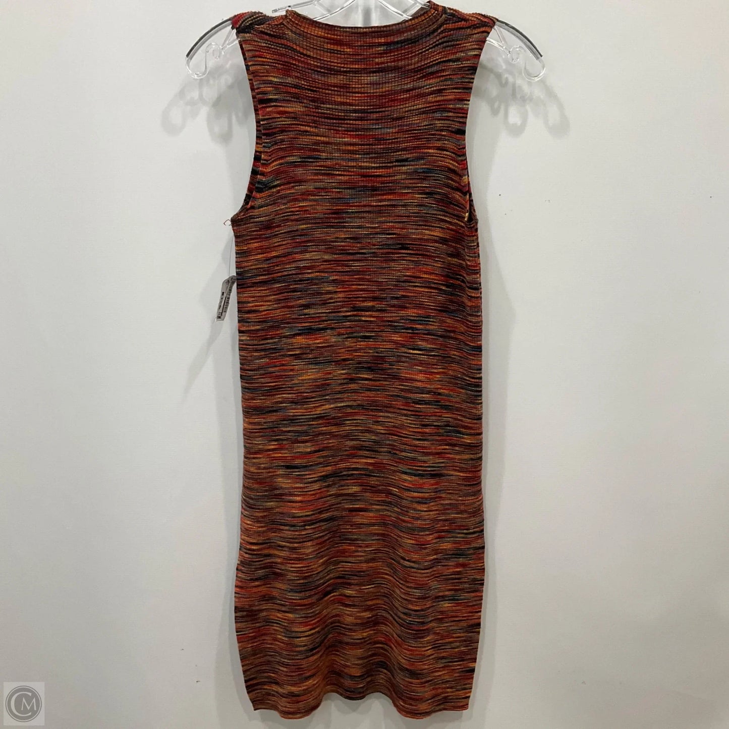 Dress Casual Midi By Anthropologie In Blue & Orange, Size: S