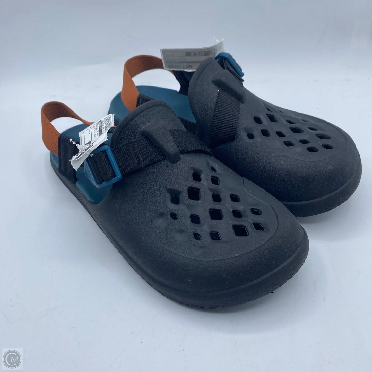 Sandals Flats By Chacos In Black & Blue, Size: 6