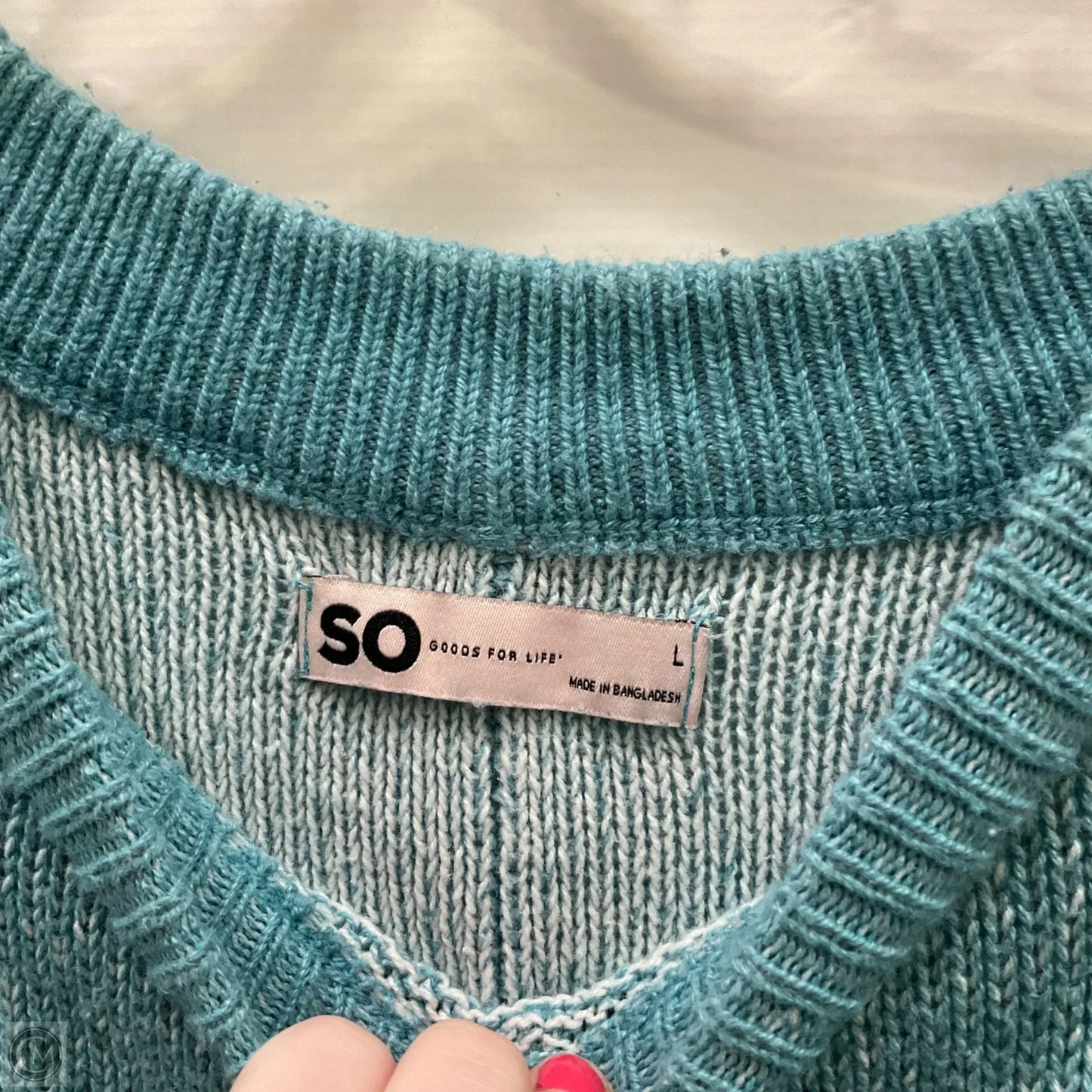 Sweater By So In Blue, Size: L