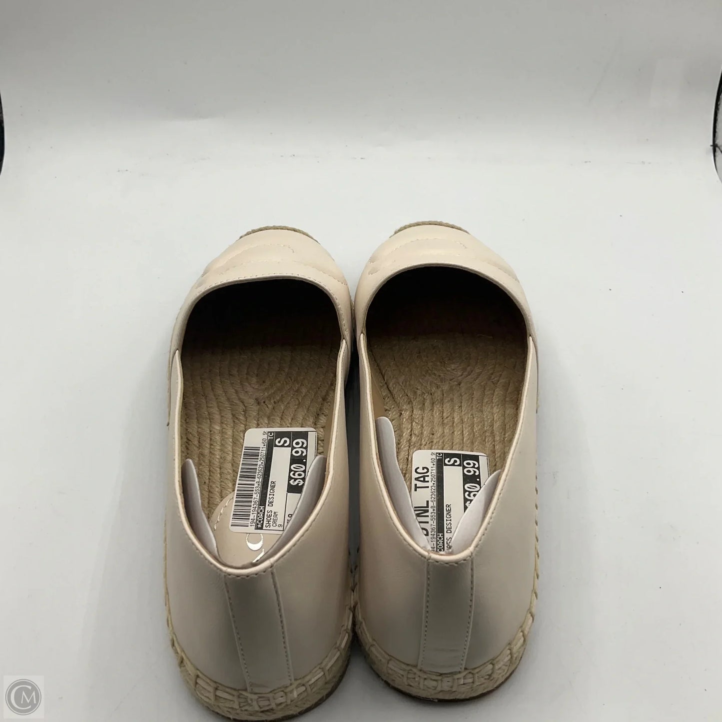 Shoes Designer By Coach In Cream, Size: 9