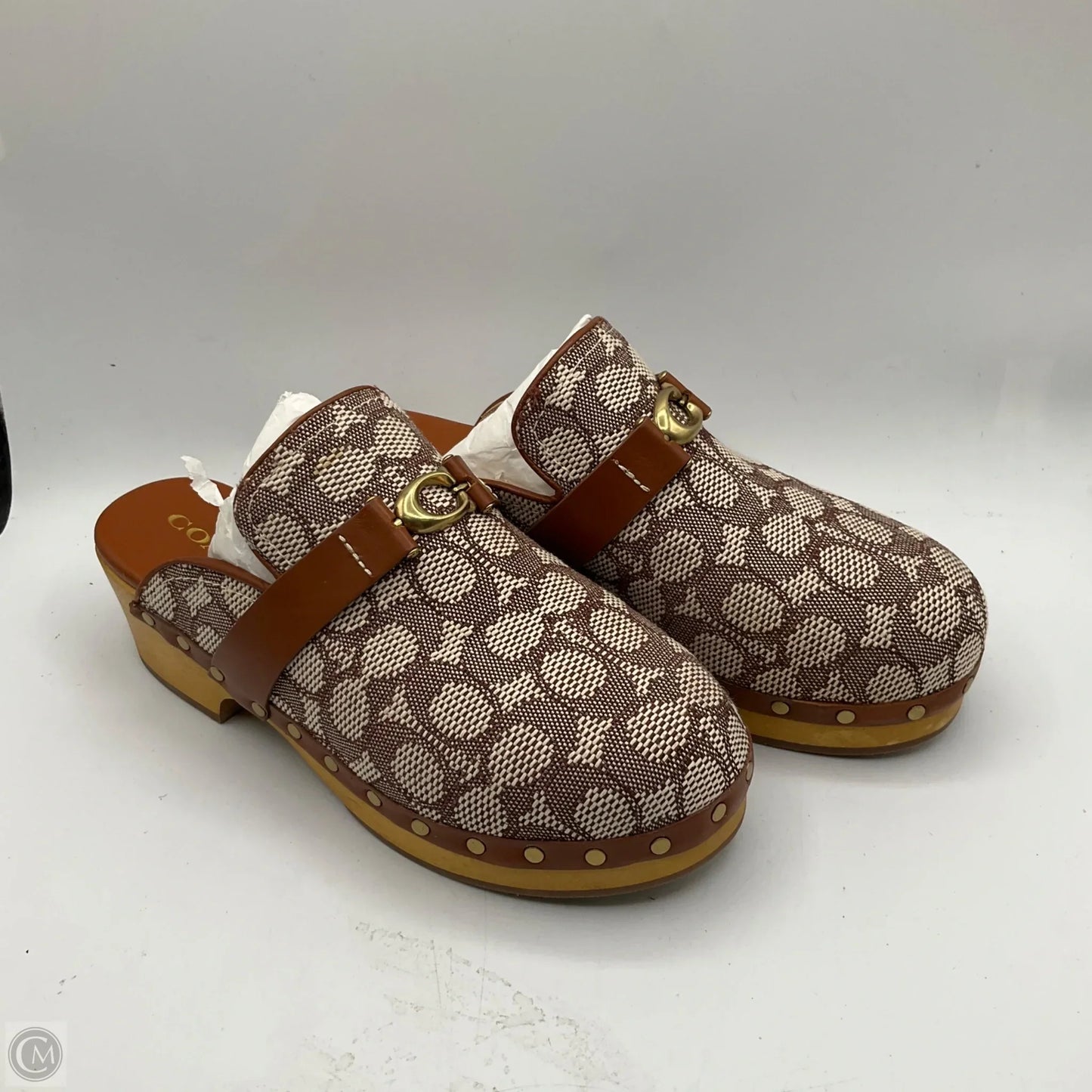 Sandals Designer By Coach In Brown, Size: 8