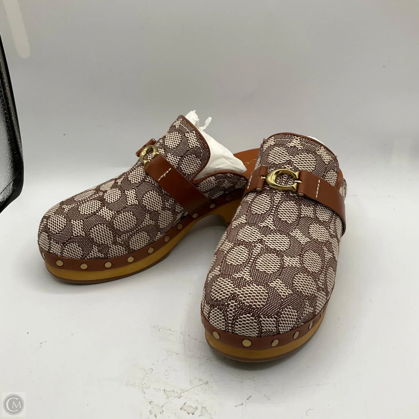 Sandals Designer By Coach In Brown, Size: 8