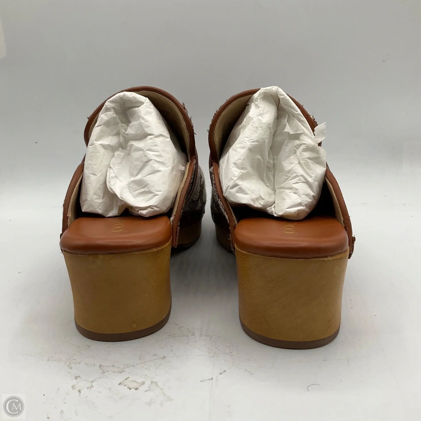 Sandals Designer By Coach In Brown, Size: 8