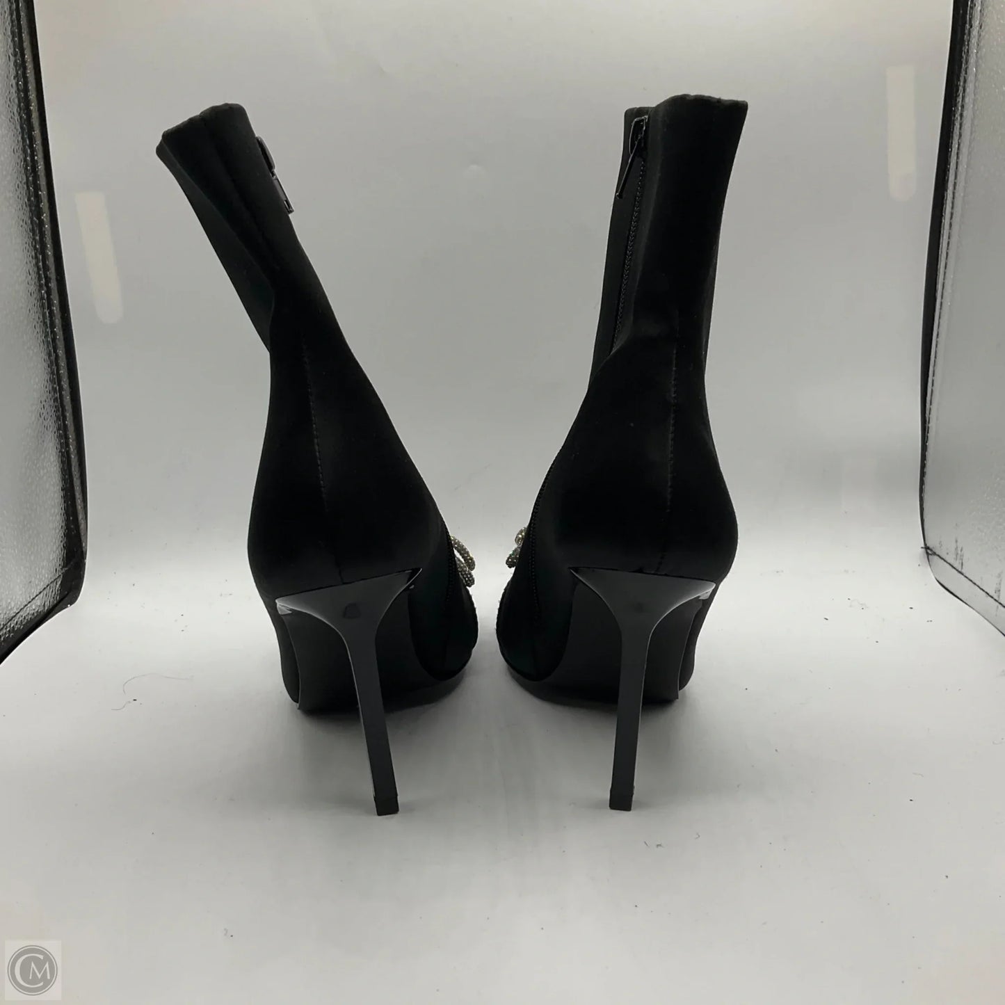 Boots Ankle Heels By Steve Madden In Black, Size: 9