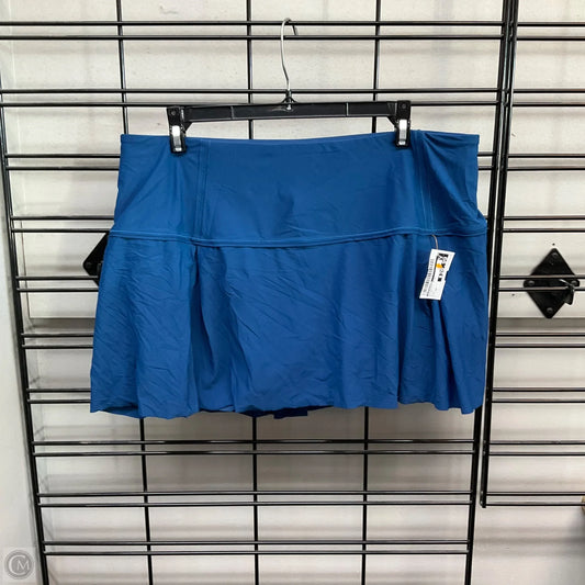 Athletic Skort By Lululemon In Blue, Size: 10
