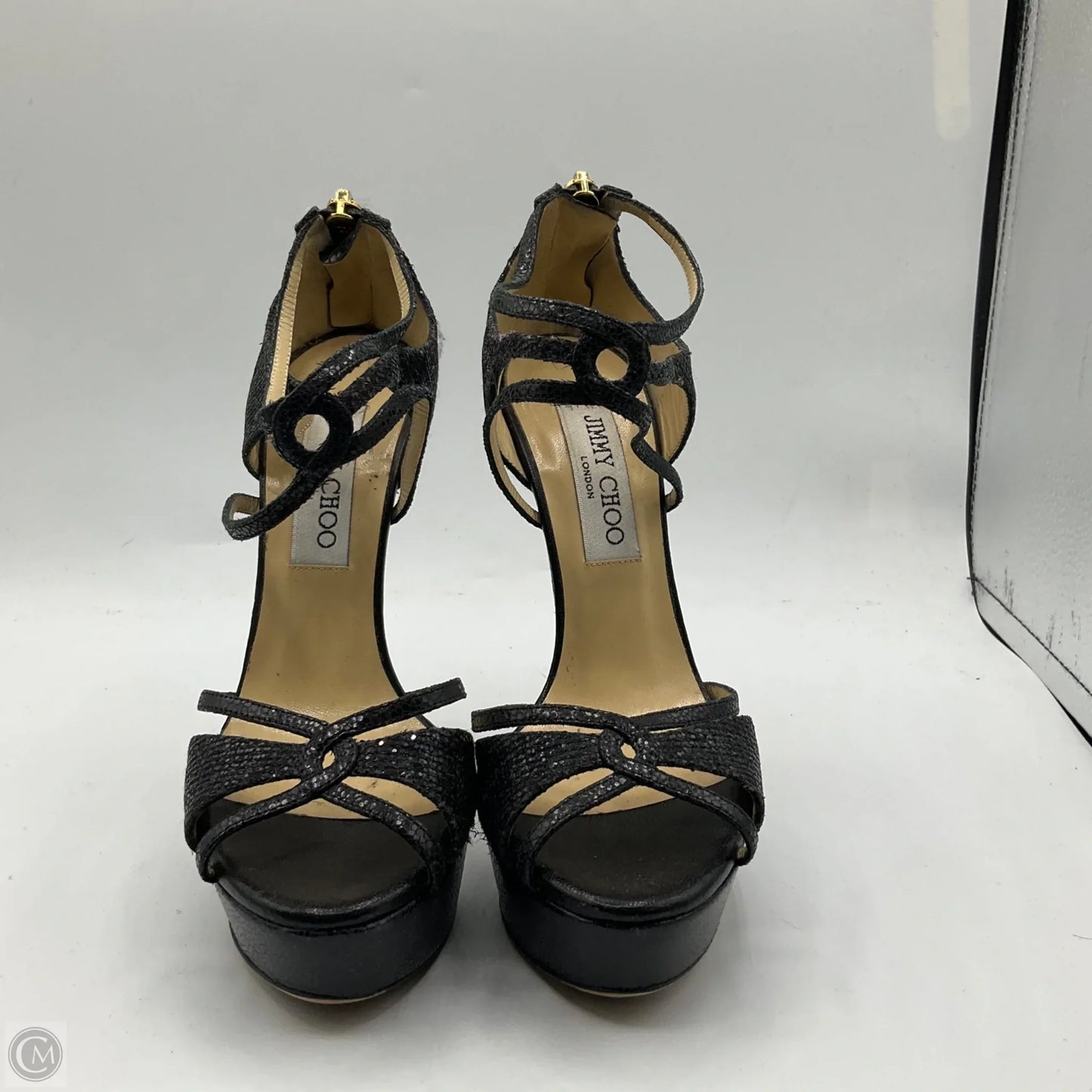 Shoes Luxury Designer By Jimmy Choo In Black, Size: 6